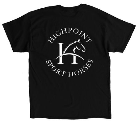 Highpoint SP, a Black Classic Unisex Tee (back-view)