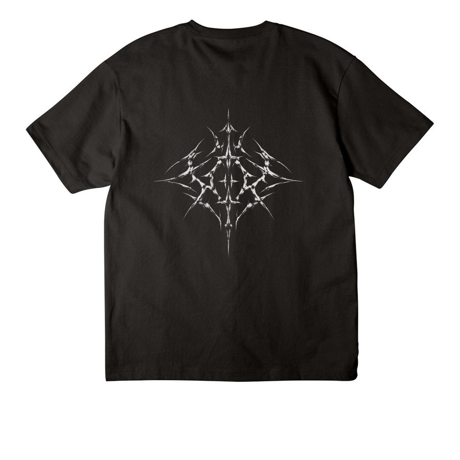 FXCKTYSE! TEE SHIRT, a Black Unisex Heavyweight Tee (back-view)
