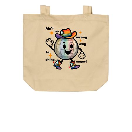 Shine, Sugar!, a Oyster Organic Cotton Tote Bag