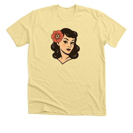Flairware Flair, a Heather French Vanilla Premium Unisex Tee