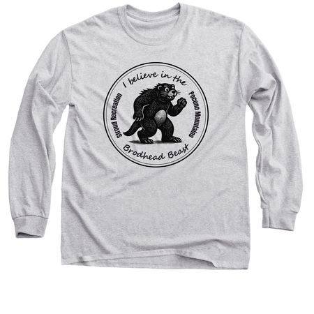 I Believe in the Brodhead Beast, a Sport Grey Classic Long Sleeve Tee