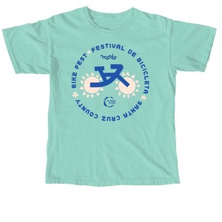 Bike Fest Sunny Ride, a Chalky Mint Comfort Colors Unisex Tee