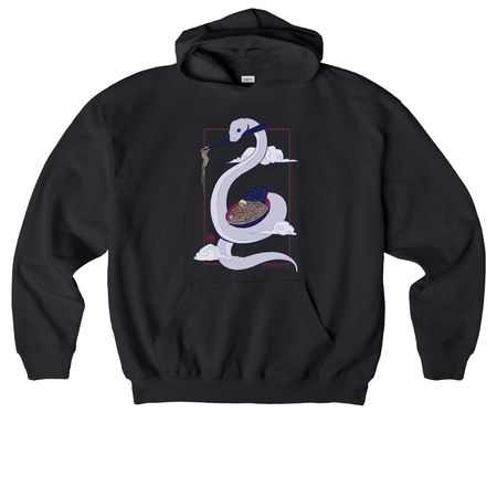 Danger Noodle Hoodies, a Black Stanley/Stella Cooper Dry Pullover Hoodie