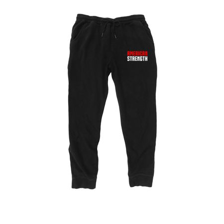 American Strength Jogger, a Black Midweight Fleece Joggers