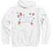 Mental Health is Berry Important, a White Pullover Hoodie (back-view)
