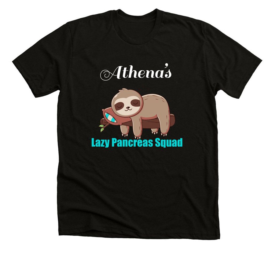 Athena?s Diabetes fight!&nbsp;, a Solid Black Blend Premium Unisex Tee
