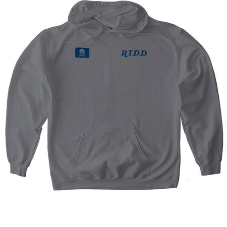 The Flag., a Charcoal Gildan Softstyle Pullover Hoodie