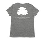 Summer 2026, a Aluminum Grey Allmade Eco Triblend Women?s Tee (back-view)
