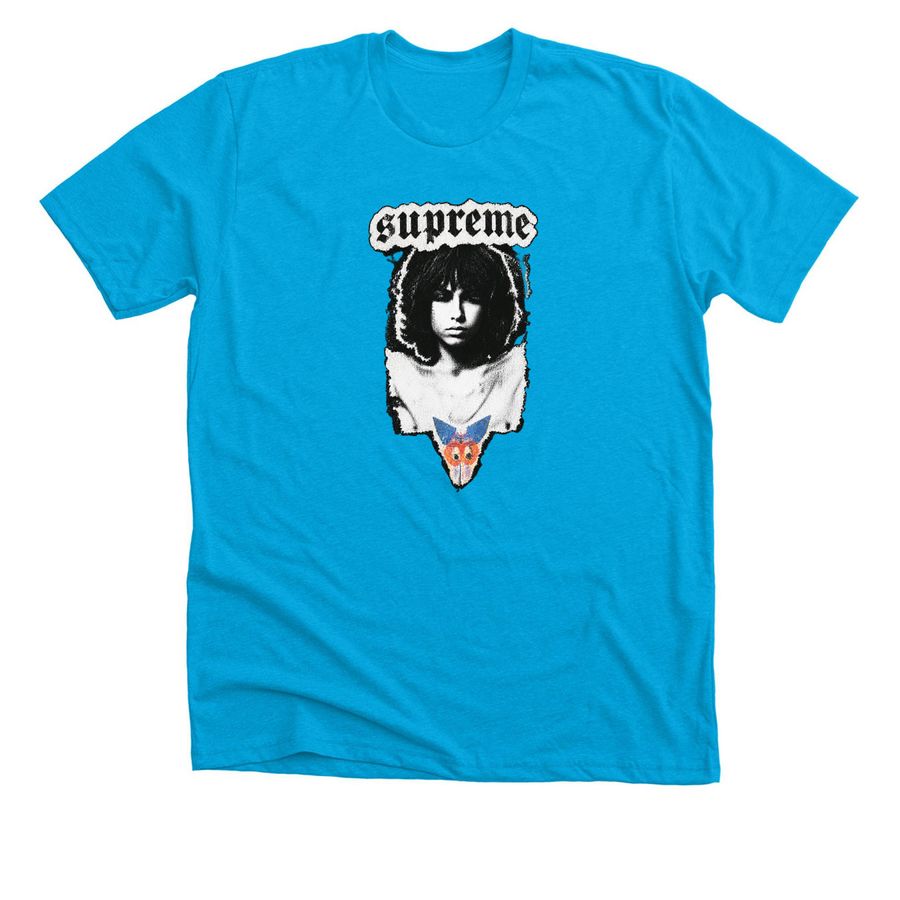 Official Supreme Fall 2026 Tee, a Neon Blue Premium Unisex Tee