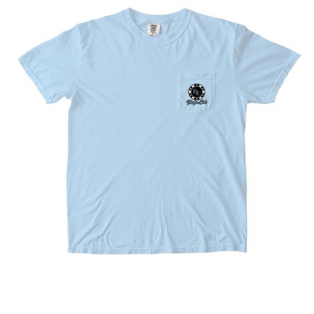 FALL 2026 POCKET SHIRTS, a Chambray Comfort Colors Pocket Tee