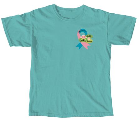 Battle with Bobbie, a Seafoam Comfort Colors Unisex Tee