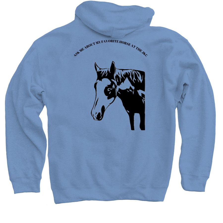 CINDERELLA, a Carolina Blue Pullover Hoodie (back-view)