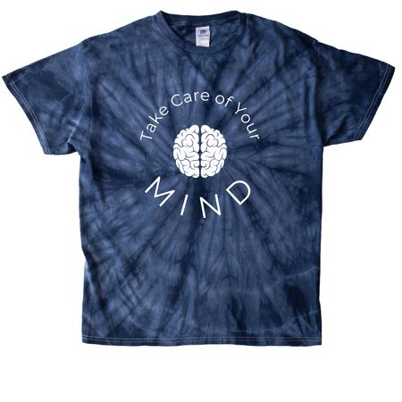 Dagaz Donates, a Navy Classic Tie Dye Tee
