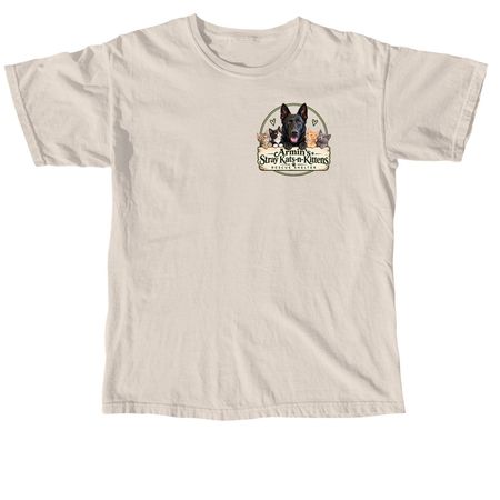 Armin?s Stray Kat-n-Kittens Rescue&nbsp;, a Ivory Comfort Colors Unisex Tee