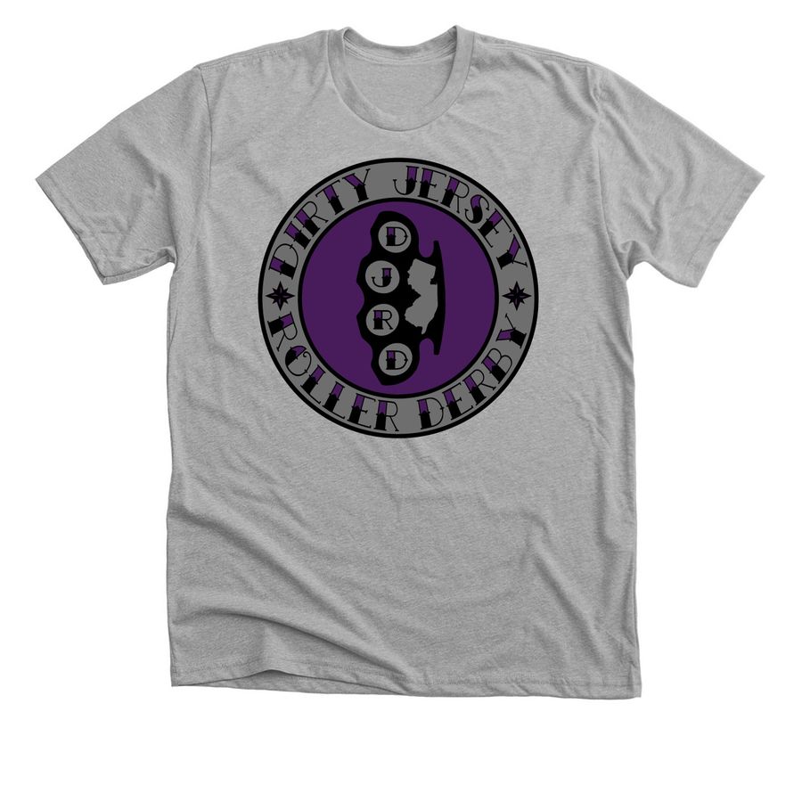 DJRD Big Logo, a Athletic Heather Premium Unisex Tee