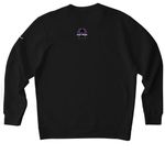 Breast Cancer Awareness, a Black Nike Club Fleece Crewneck Sweatshirt (back-view)