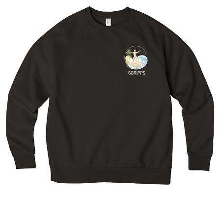 Work wear, a Deep Black Allmade Organic CVC Crewneck Sweatshirt