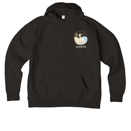 Work wear, a Deep Black Allmade Organic CVC Pullover Hoodie