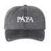 Baseball Hats, a Black Printed Pigment Dye Baseball Cap