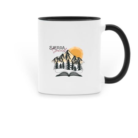 Sierra Journal Merchandise, a Black Two-Tone Ceramic Mug