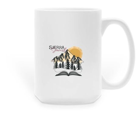 Sierra Journal Merchandise, a White Large Coffee Mug