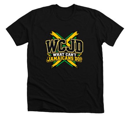 WCJD, a Solid Black Blend Premium Unisex Tee