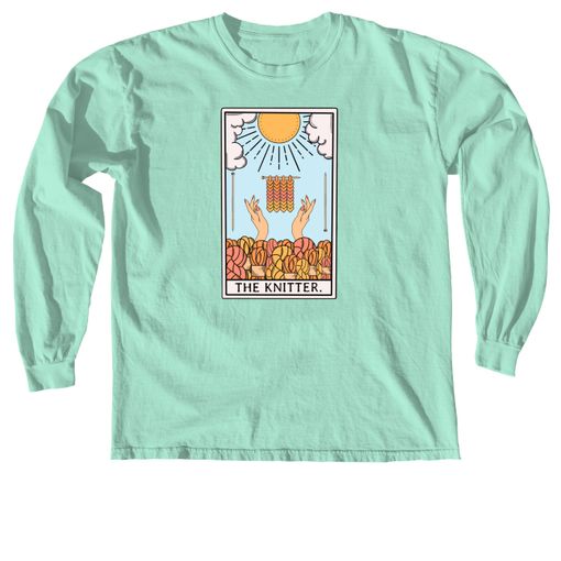 The Knitter Comfort Colors Long Sleeve Tee