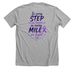 2026 Harvest Hope 5k, a Athletic Heather Premium Unisex Tee (back-view)