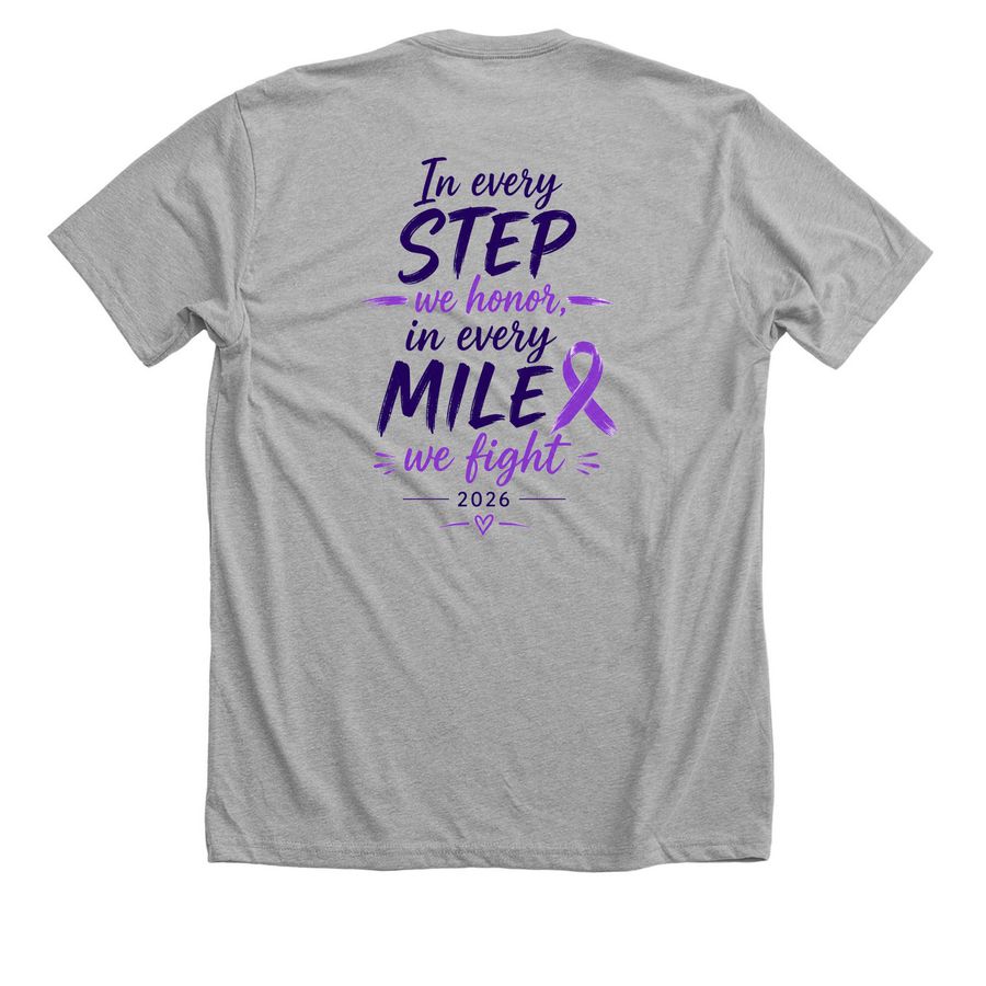2026 Harvest Hope 5k, a Athletic Heather Premium Unisex Tee (back-view)
