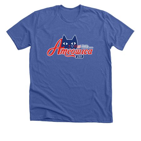 Kitty Kat Haven & Rescue Ameowica 250th, a Solid True Royal Premium Unisex Tee
