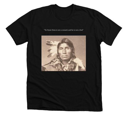 Ta oyate duta, a Solid Black Blend Premium Unisex Tee