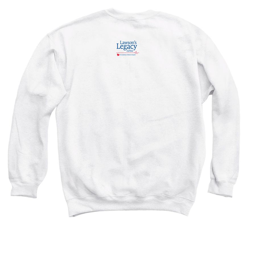 Memphis&nbsp;, a White Crewneck Sweatshirt (back-view)