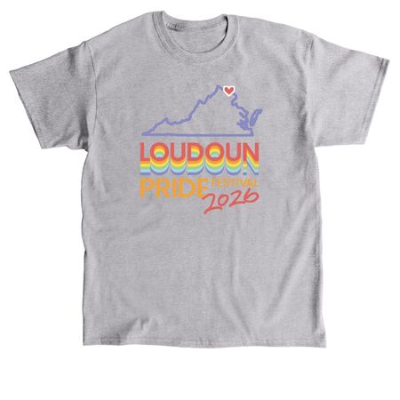 Loudoun Pride 2026, a Sport Grey Classic Unisex Tee