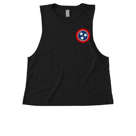 Summer 2026 Black Out, a Deep Black Allmade Eco Triblend Women?s Muscle Tank