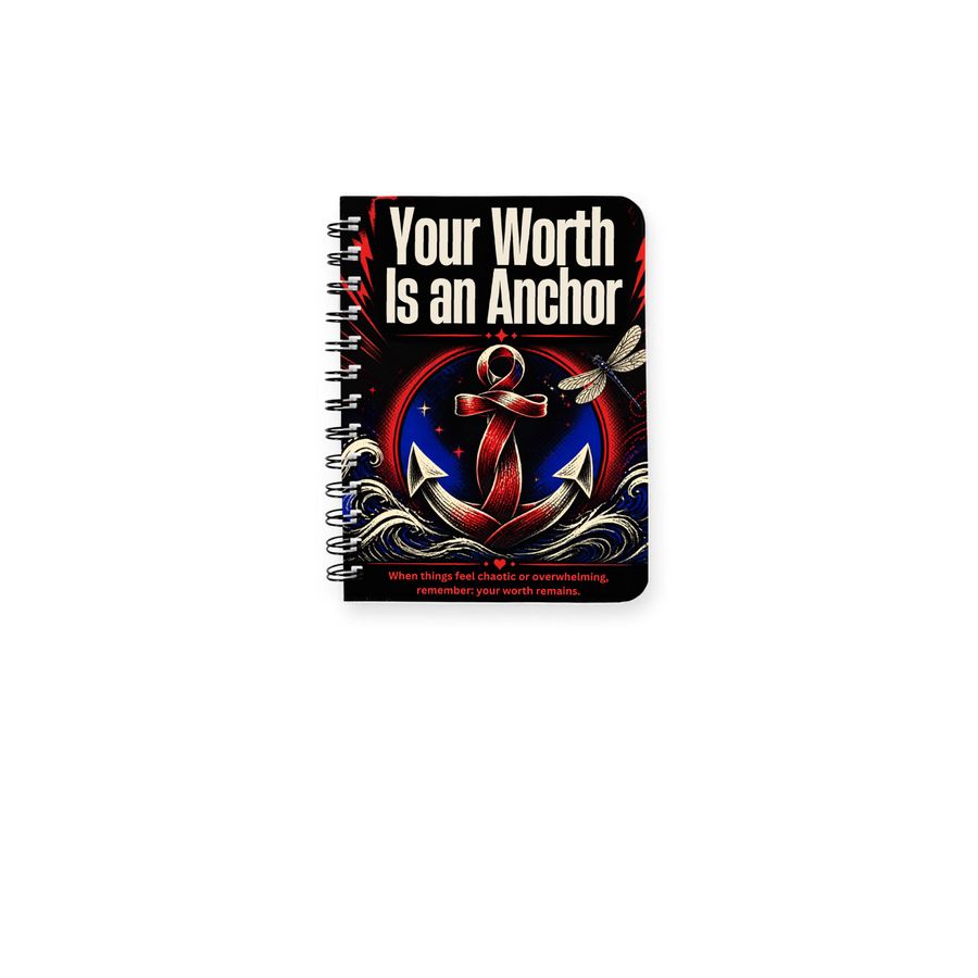Journaling Anchor, a White Spiral Notebook