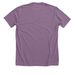 Because You Are Here, a Heather Purple Premium Unisex Tee (back-view)