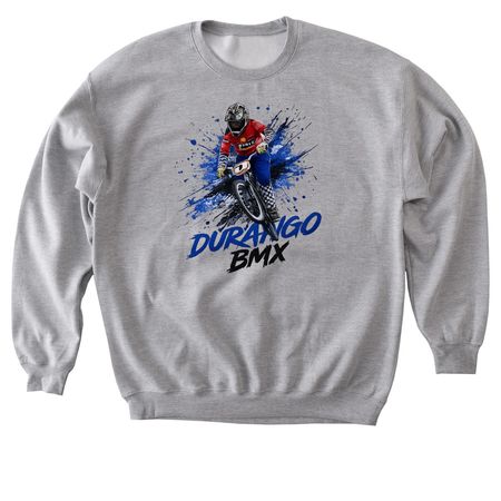 Durango BMX Splash, a Sport Grey Softstyle Crewneck Sweatshirt