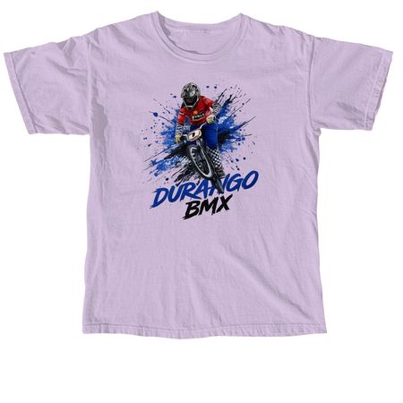 Durango BMX Splash, a Orchid Comfort Colors Unisex Tee