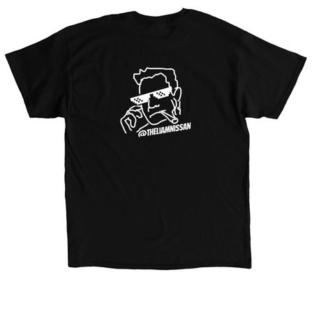 eatadickelon, a Black Classic Unisex Tee (back-view)