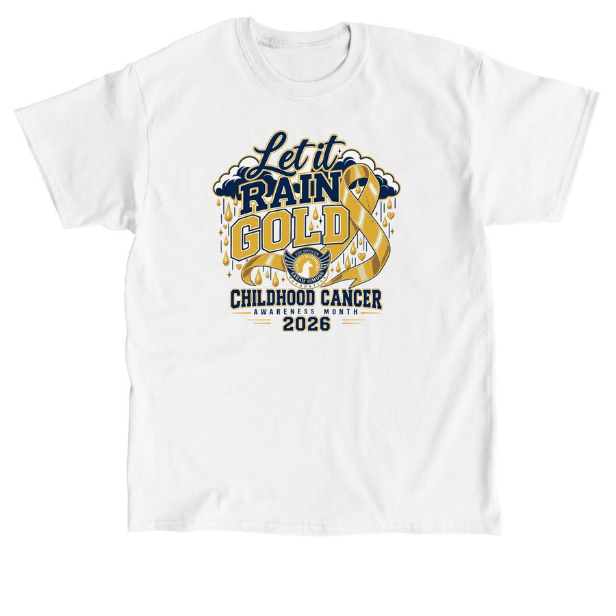 2026 Childhood Cancer Awareness&nbsp;, a White Classic Unisex Tee