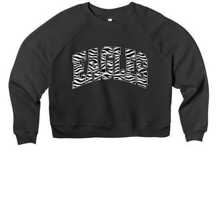 Spirit tee, a Black Women's Premium Cropped Raglan Sweatshirt