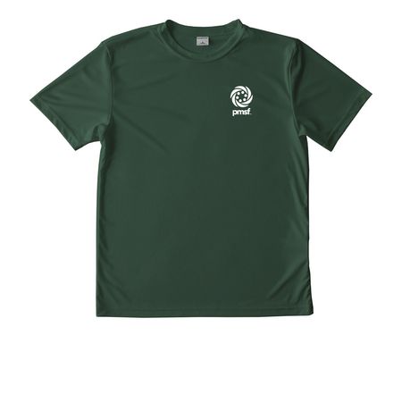 PMSF Simple Performance, a Forest Green Youth Performance Tee