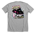 2026 ZRP Design, a Athletic Heather Premium Unisex Tee (back-view)