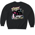 2026 ZRP Design, a Black Softstyle Crewneck Sweatshirt (back-view)