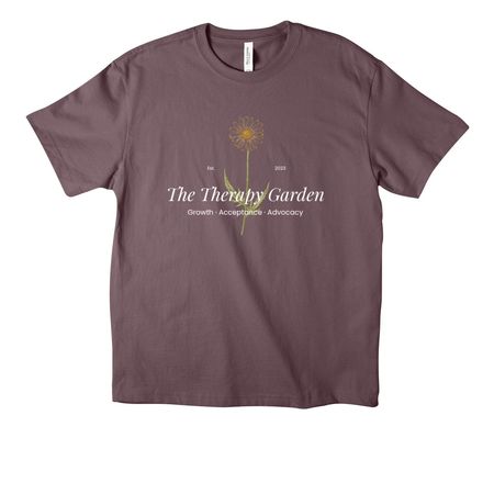 Growth. Acceptance. Advocacy. Merch, a Purple Storm Unisex Heavyweight Tee