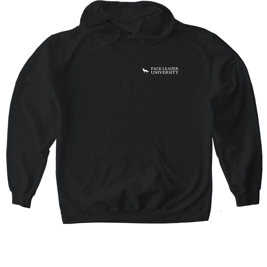 Pack Leader University: Hoodies + Sweatshirts, a Black Gildan Softstyle Pullover Hoodie