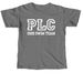 PLC Swim Team 2026, a Grey Comfort Colors Unisex Tee