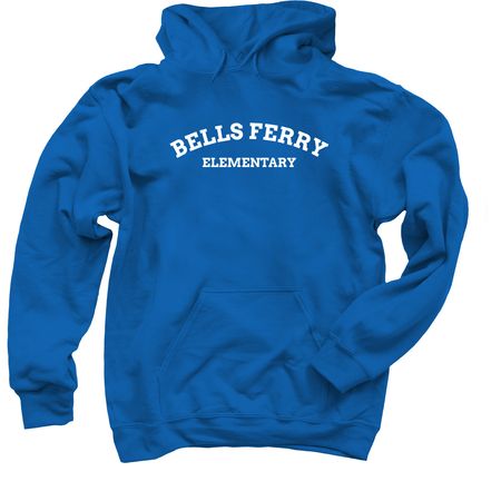 Bells Ferry Elementary Arch, a Royal Blue Pullover Hoodie