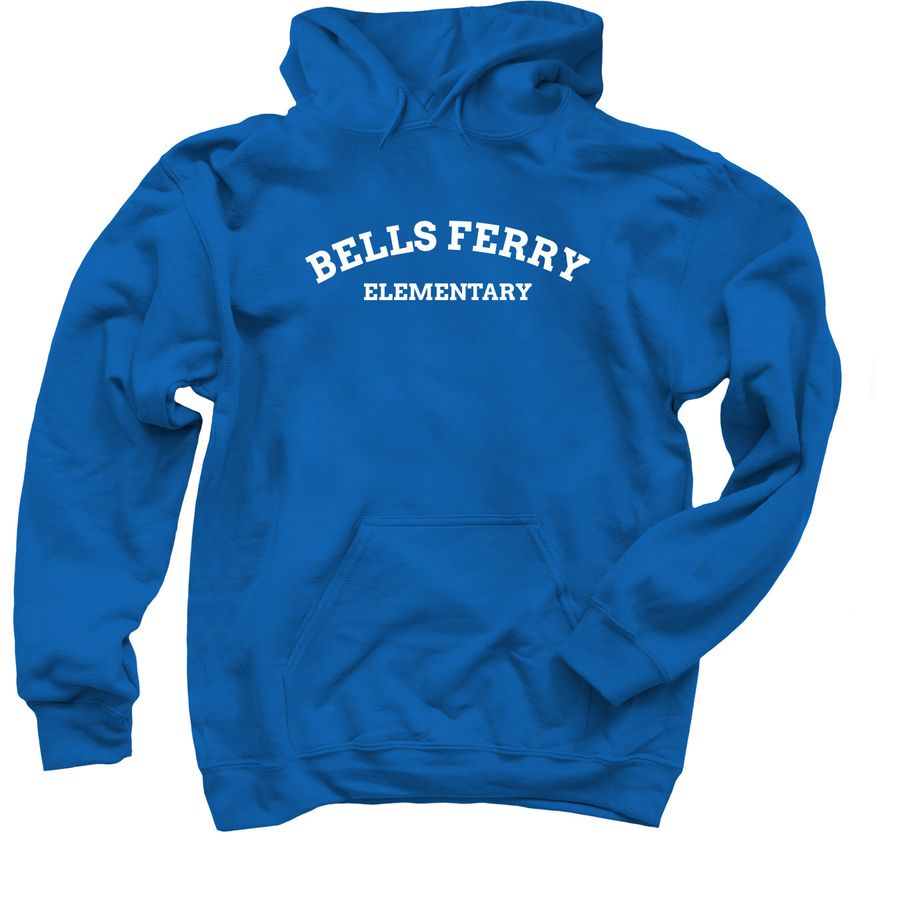 Bells Ferry Elementary Arch, a Royal Blue Pullover Hoodie