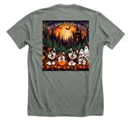 WSSDR HALLOWEEN #2, a Deep Heather Premium Unisex Tee (back-view)